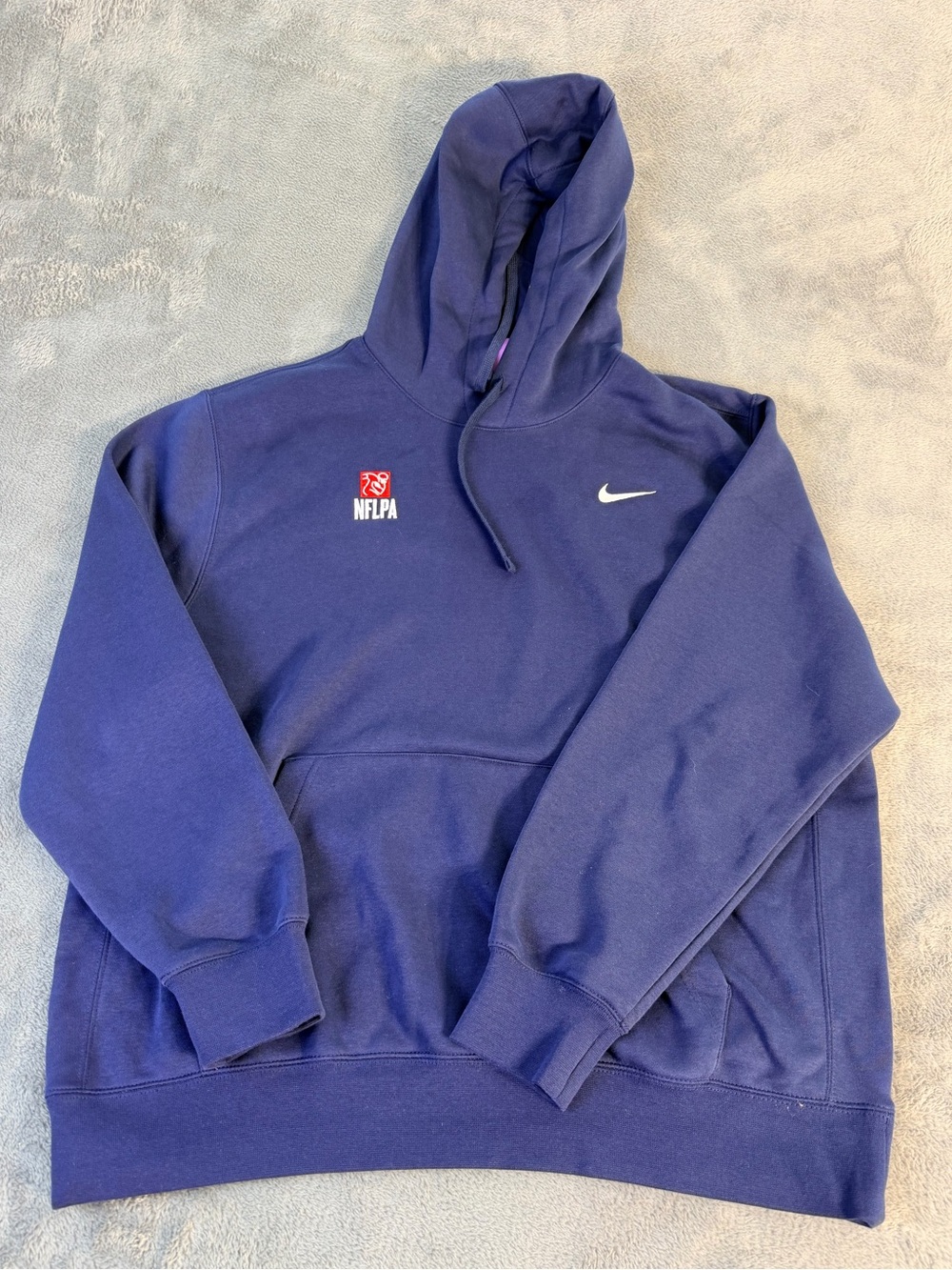 NFLPA Sweatshirt Mens XL Blue NFL Football Nike Hoodie